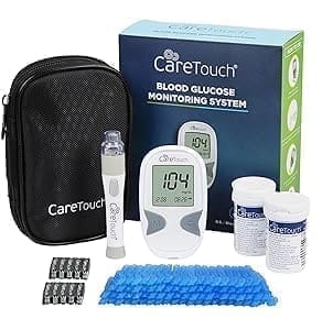 A box of care touch blood glucose monitoring system.